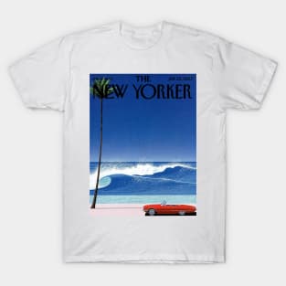 Red car by Hiroshi Nagai T-Shirt